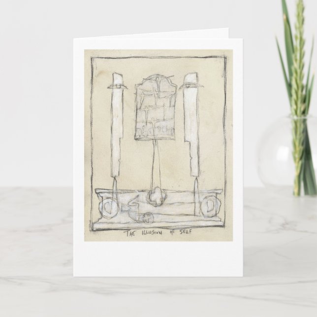 Carte L'illusion de soi. (Devant)