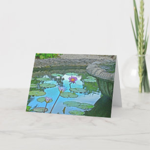 CARTE "LILY POND" (PHOTO MANIP.)