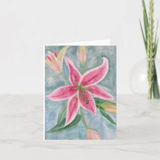 Carte Lily Stargazer