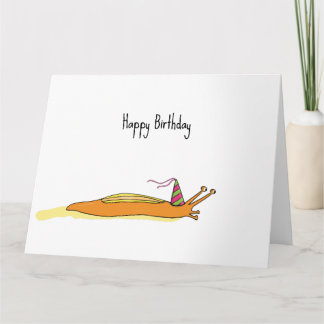 Carte Limace de fête