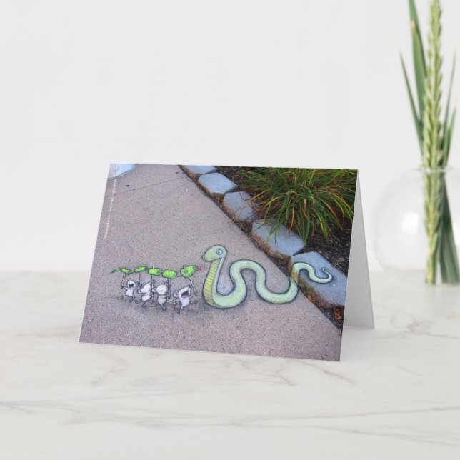 Carte l'imitation est la forme la plus sincère de la fla (Devant)