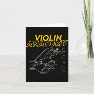 Carte Limite de diagramme de dessin d'anatomie de violon