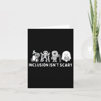 Carte L'inclusion n'est pas effrayante Professeur Squele