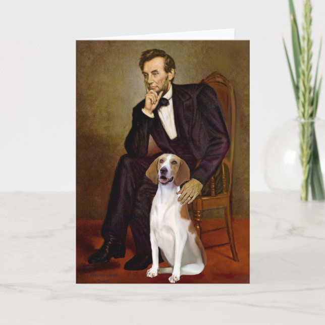 Carte Lincoln - American Foxhound (Devant)