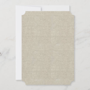 Carte Linge Rustique Beige Imprimé