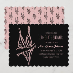 Carte Lingerie de demoiselle d'honneur enterrement de vi