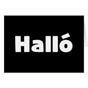 Carte linguistique Iislandais Halló { Hello ) Ísle