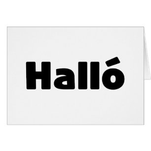 Carte linguistique Iislandais Halló { Hello ) Ísle