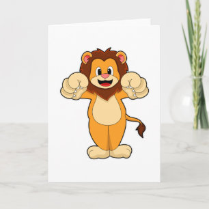 Carte Lion avec grandes griffes