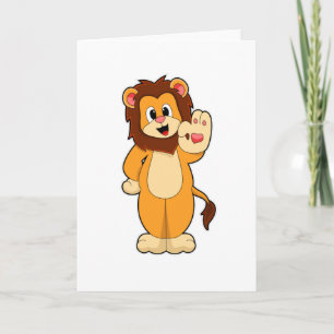 Carte Lion avec Mane