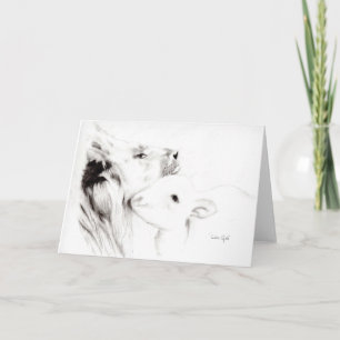 Carte Lion et l'agneau