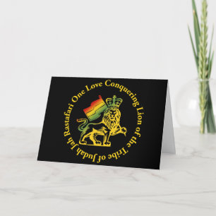 Carte Lion of Judah Greeting Card