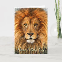 Lion Photographie Peinture Art Bonne Fête des père