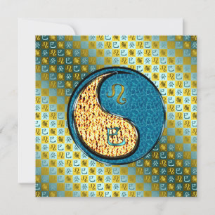 Carte Lion & Serpent d'Eau