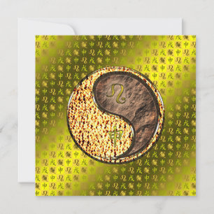 Carte Lion & Singe Terre