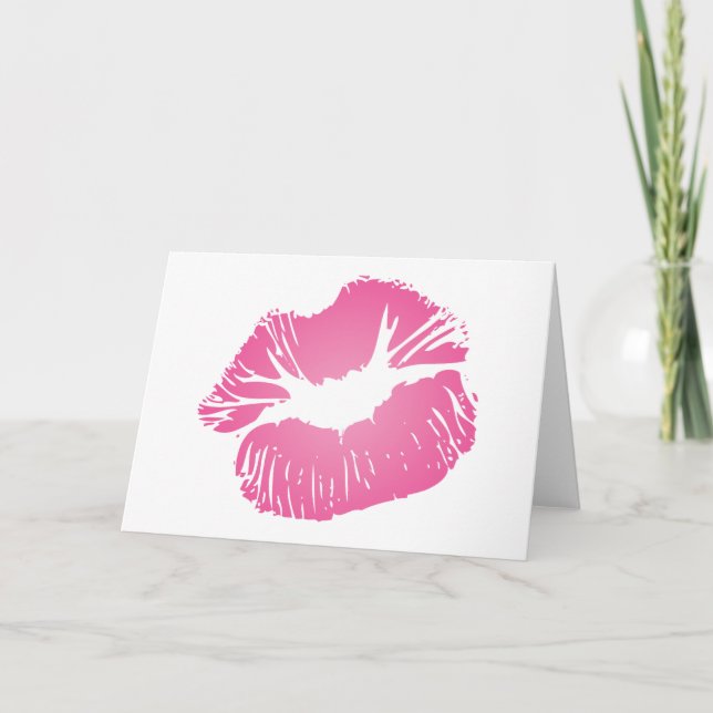 Carte LIps rose (Devant)