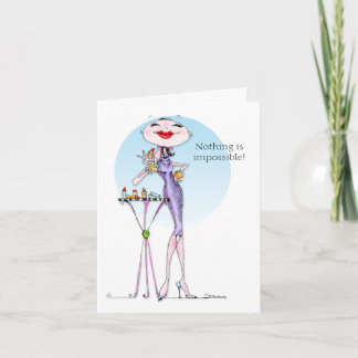 Carte #lipstickHumor, #Funnywomenanniversaire, #womenbor