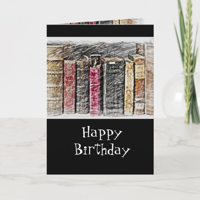 Carte Lire les livres Chocolat Anniversaire Calories de  (Devant)