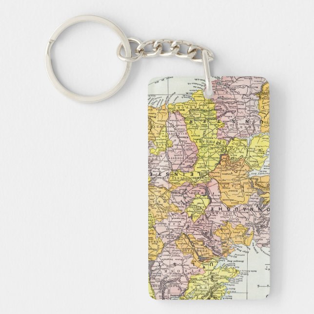 CARTE : L'IRLANDE, c1890 (Devant)