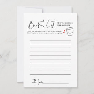 Carte Liste de rêves   Jeu de Baby Shower