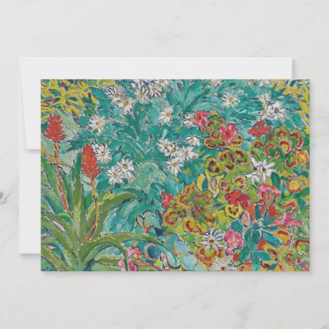 Carte Lit à fleurs | Louis Valtat (Devant)