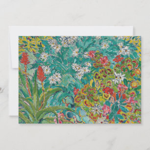Carte Lit à fleurs Louis Valtat