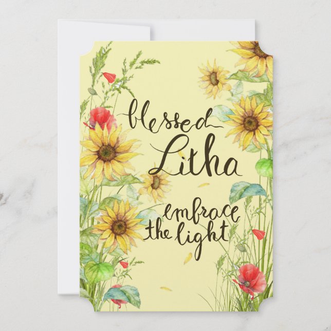 Carte Litha bénie (Devant)