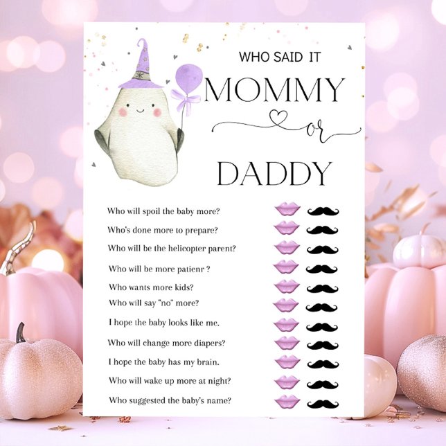 Carte Little Boo est presque dû jeux de Baby shower (little boo baby shower, ghost baby shower, halloween baby shower, bow baby shower theme, fall baby s)