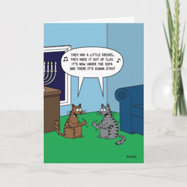 Carte Little Dreidel Chanukah (Devant)