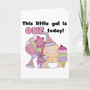Carte Little Gal est un tee-shirt et un cadeau