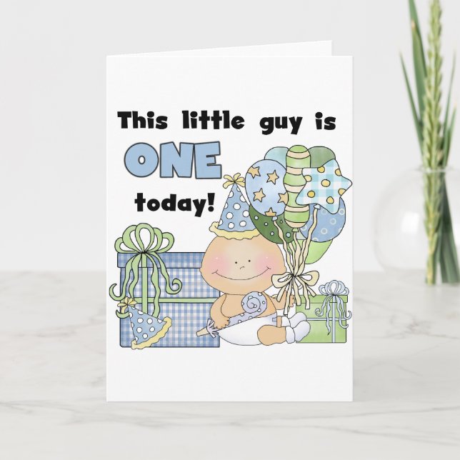 Carte Little Guy est un t-shirt et des cadeaux (Devant)