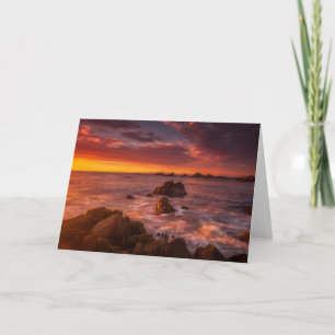 Carte Littoral Sunset Pacific Grove Carmel California