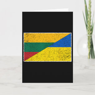 Carte Lituanie Drapeau Ukraine Lituanien Ukrainien Natio