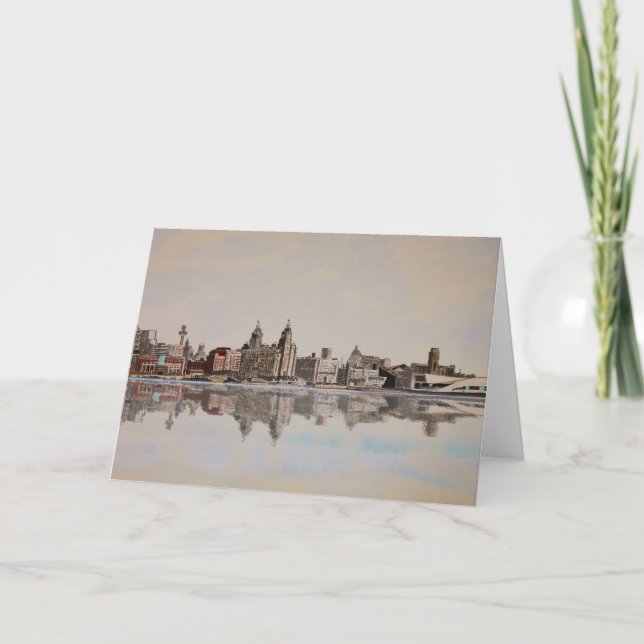 Carte Liverpool Skyline (Devant)