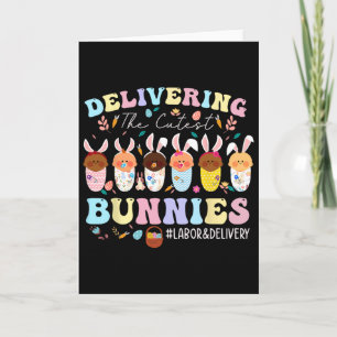 Carte Livraison des lapins les plus mignons Travail de P