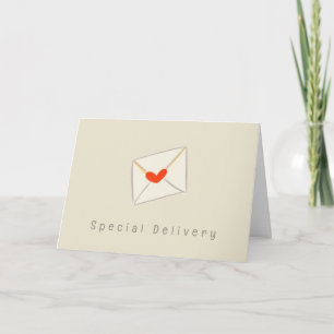 Carte Livraison spéciale Enveloppe cardiaque Valentines