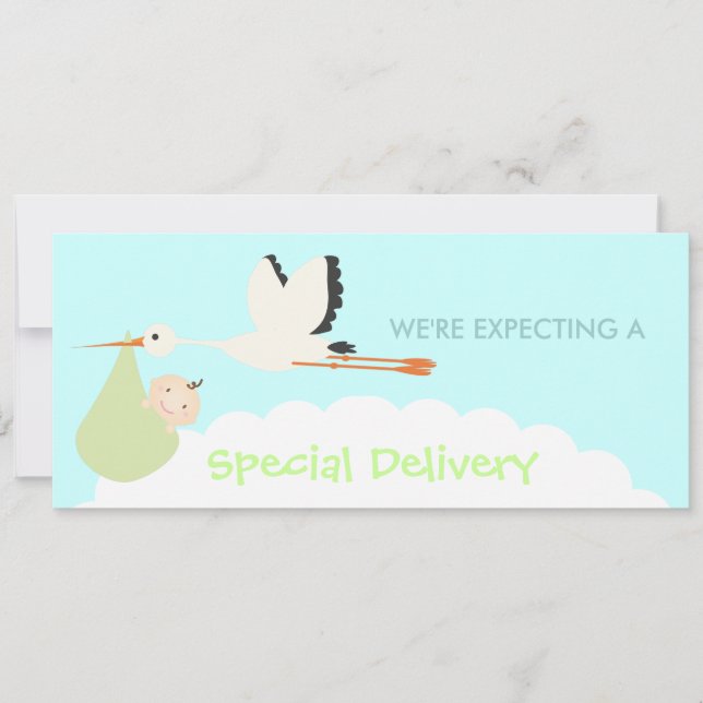 Carte Livraison spéciale (vert et bleu) (Devant)