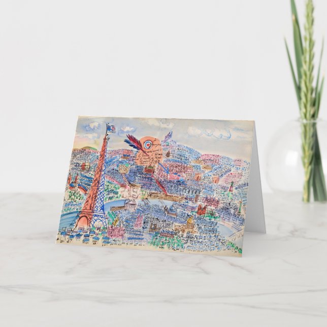 Carte Livre d’or de Marianne | Raoul Dufy (Devant)