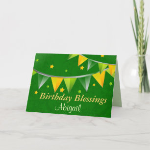Carte Livre de Bénédiction d'anniversaire irlandais pers