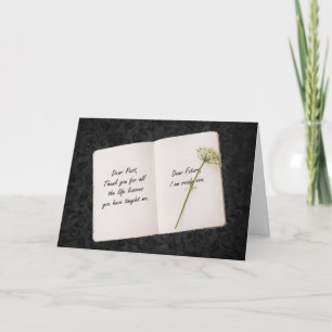 Carte Livre Ouvert Avec Citation Inspirante