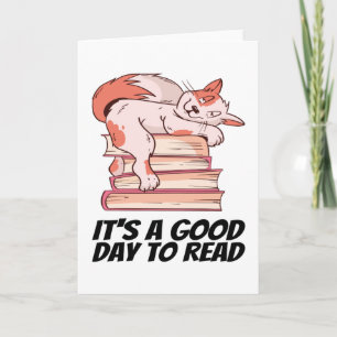 Carte Livres - C'est un bon jour pour lire