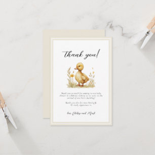 Carte Livres de Baby shower Little Duck pour Baby Card