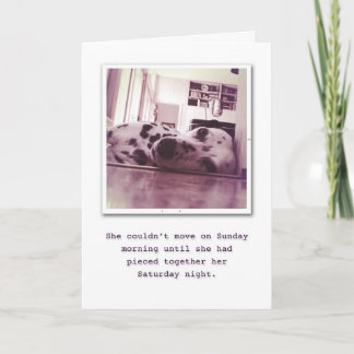 Carte Livrez-vous sur votre anniversaire