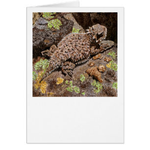 Carte Lizard à cornes