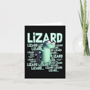 Carte Lizard Lizard Lizard Lizard Funny Weirdcore meme V