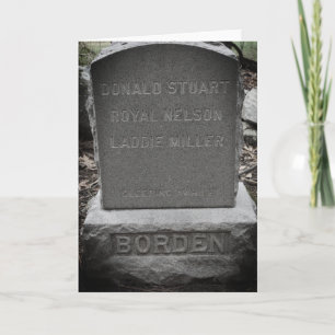 Carte Lizzie Borden - Donald Stuart, Laddie Miller, Chie