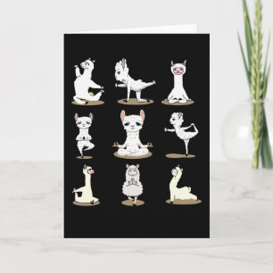 Carte Llama Yoga