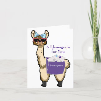 Carte Llamagram pour toutes les occasions