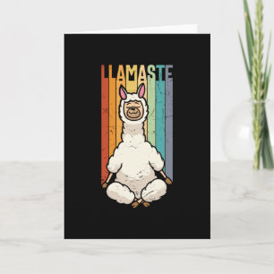 Carte Llamaste Namaste Yoga Cute Llama Alpaca