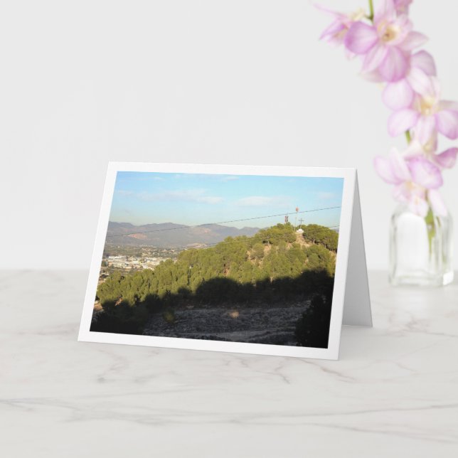 Carte Lliria Town, Valence, Espagne (Orchidée)